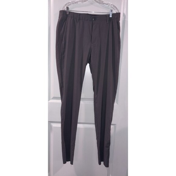 Under Armour Men’s Size 36 Golf‎ Flex Pants Gray Straight Leg Unhemmed - Picture 1 of 4